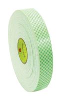 4008 1 IN X 36 YD - Foam Tape, Double Sided, Polyurethane, White, 25.4 mm x 32.9 m - 3M