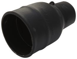 222K132-25/86-0 - Heat Shrink Boot, Right Angle Lipped, 1.18 ", 30 mm, Black - RAYCHEM - TE CONNECTIVITY