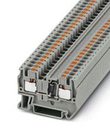 PT 4-DIO 1N 5408/L-R - DIN Rail Mount Terminal Block, Diode, 2 Ways, 24 AWG, 10 AWG, 4 mm², Push In, 1.5 A - PHOENIX CONTACT