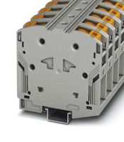 PTPOWER 95 P - DIN Rail Mount Terminal Block, Feed-Thru, 2 Ways, 4 AWG, 0000 AWG, 95 mm², Push In, 232 A - PHOENIX CONTACT