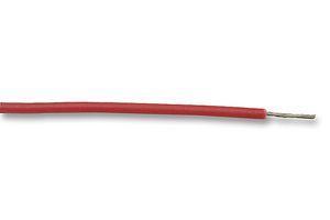 MCP00022 - Wire, PVC, Red, 0.22 mm², 328 ft, 100 m, BS4808 / Def Stan 61-12, 7/0.2 - MULTICOMP PRO
