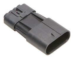 207778-0004 - Connector Housing, IP68, Squba 207778, Plug, 4 Ways, 3.6 mm, Molex Squba 207776 Series Pin Contacts - MOLEX