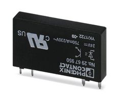 OPT-24DC/230AC/  1 - Solid State Relay, SPST-NO, 750 mA, 253 VAC, Through Hole, Solder, Zero Crossing - PHOENIX CONTACT