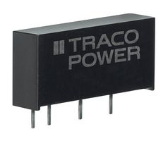 TBA 1-0523E - Isolated Through Hole DC/DC Converter, ITE, 1:1, 1 W, 2 Output, 15 V, 33 mA - TRACO POWER