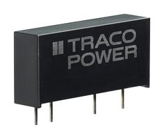TBA 1-1212HI - Isolated Through Hole DC/DC Converter, ITE, 1:1, 1 W, 1 Output, 12 V, 84 mA - TRACO POWER