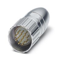 RC-09P1N128049 - Circular Connector, RC Series, Cable Mount Plug, 9 Contacts, Solder Pin, Threaded, Metal Body - PHOENIX CONTACT