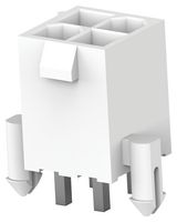 2825261-4 - Rectangular Power Connector, 4 Contacts, VAL-U-LOK HCS, PCB Mount, Through Hole, 4.2 mm, Plug - TE CONNECTIVITY