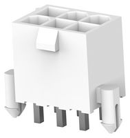 2825261-6 - Rectangular Power Connector, 6 Contacts, VAL-U-LOK HCS, PCB Mount, Through Hole, 4.2 mm, Plug - TE CONNECTIVITY