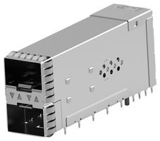 2349202-6 - I/O Connector, 20 Contacts, Receptacle, zSFP+, Press Fit, PCB Mount - TE CONNECTIVITY