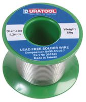 D03344 - Lead Free Solder Wire, 1.2mm, 50g - DURATOOL