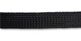 BSFR-016 10M - Sleeving, Expandable Braided, PE (Polyester), Black, 16 mm, 10 m, 32.8 ft - PRO POWER