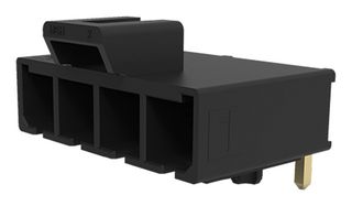 200241-4214 - Pin Header, R/A, Power, 5.7 mm, 1 Rows, 4 Contacts, Through Hole Right Angle, Mega-Fit 200241 - MOLEX