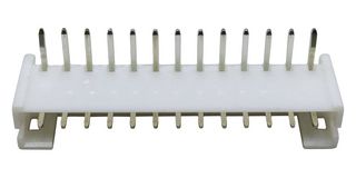 MP001778 - Pin Header, R/A, Wire-to-Board, 2 mm, 1 Rows, 13 Contacts, Through Hole Right Angle, MP W2B 2MM - MULTICOMP PRO