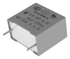 R46KN322040M1M - Safety Capacitor, Metallized PP, Radial Box - 2 Pin, 0.22 µF, ± 20%, X2, Through Hole - KEMET