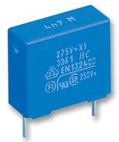 BFC233629051 - Safety Capacitor, Metallized PP, Radial Box - 2 Pin, 0.22 µF, ± 20%, X2, Through Hole - VISHAY