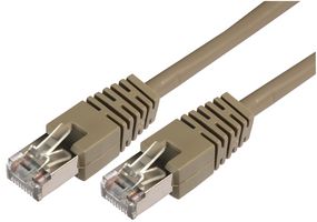 PSG91652 - Ethernet Cable, STP, Cat5e, RJ45 Plug to RJ45 Plug, Grey, 15 m, 49 ft - PRO SIGNAL