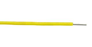 MCP00031 - Wire, PVC, Yellow, 23 AWG, 0.28 mm², 328 ft, 100 m - MULTICOMP PRO