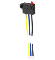 SAJ501YPP0STDSDTFLQ - Microswitch, Snap Action, Pin Plunger, SPDT, Wire Leaded, 100 mA, 48 V - ALCOSWITCH - TE CONNECTIVITY
