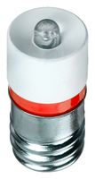 E10SR12A - LED Replacement Lamp, E10 / MES, Red, 1.75 cd - APEM
