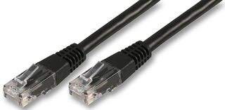 PSG03303 - Ethernet Cable, Cat6, RJ45 Plug to RJ45 Plug, UTP (Unshielded Twisted Pair), Black, 2 m, 6.6 ft - PRO SIGNAL