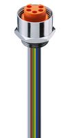 11271 - Sensor Cable, 4+PE, 300 mm, 11.8 ", RKF - LUMBERG AUTOMATION