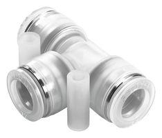 NPQP-T-Q4-E-FD-P10 - Pneumatic Fitting, Push-In T-Fitting, 10 bar, 4 mm, PP (Polypropylene), NPQP - FESTO