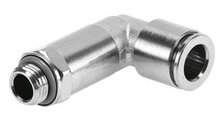 NPQH-LL-G14-Q8-P10 - Pneumatic Fitting, Push-In L-Fitting, G1/4, 20 bar, 8 mm, Brass, NPQH - FESTO