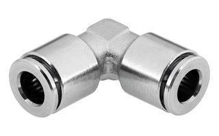 NPQH-L-Q8-E-P10 - Pneumatic Fitting, Push-In L-Fitting, 20 bar, 8 mm, Brass, NPQH - FESTO