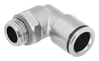 NPQH-L-G18-Q4-P10 - Pneumatic Fitting, Push-In L-Fitting, G1/8, 20 bar, 4 mm, Brass, NPQH - FESTO