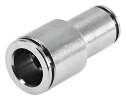 NPQH-D-Q12-Q8-P10 - Pneumatic Fitting, Push-In Plug Fitting, 20 bar, 12 mm, Brass, NPQH - FESTO