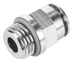 NPQH-D-M5-Q6-P10 - Pneumatic Fitting, Push-In Fitting, M5, 20 bar, 6 mm, Brass, NPQH - FESTO