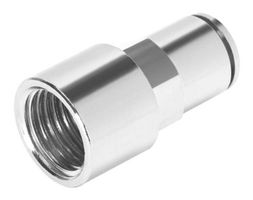 NPQH-D-G14F-Q4-P10 - Pneumatic Fitting, Push-In Fitting, G1/4, 20 bar, 4 mm, Brass, NPQH - FESTO