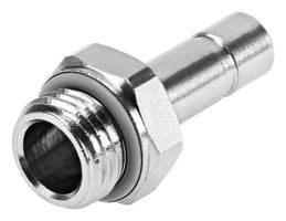 NPQH-D-M5-S4-P10 - Pneumatic Fitting, Push-In Fitting, M5, 20 bar, 4 mm, Brass, NPQH - FESTO