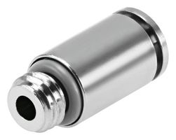 NPQH-DK-G18-Q6-P10 - Pneumatic Fitting, Push-In Fitting, G1/8, 20 bar, 6 mm, Brass, NPQH - FESTO