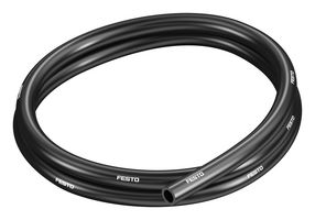 PUN-H-12X2-SW - Pneumatic Tubing, 12 mm, 8 mm, PU (Polyurethane), Black, 10 bar, 50 m - FESTO