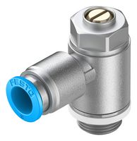 GRLA-1/4-QS-8-D - 1-WAY FLOW CTRL VALVE, QS-8-G1/4, 10BAR - FESTO