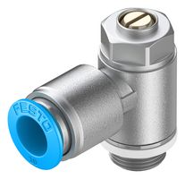 GRLA-1/4-QS-10-D - 1-WAY FLOW CTRL VALVE, QS-10-G1/4, 10BAR - FESTO