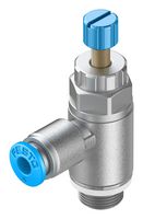 GRLA-1/8-QS-4-RS-D - 1-WAY FLOW CTRL VALVE, QS-4-G1/8, 10BAR - FESTO