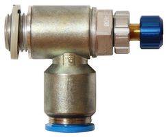 GRLA-1/4-QS-10-RS-D - 1-WAY FLOW CTRL VALVE, QS-10-G1/4, 10BAR - FESTO