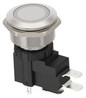 AVH25MSSFEB122604 - Vandal Resistant Switch, AVH, 25.2 mm, SPDT, Momentary, Flat, Natural - TE CONNECTIVITY