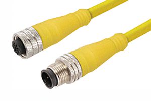 120066-0691 - Sensor Cable, M12 Receptacle, M12 Plug, 4 Positions, 4 m, 13.1 ft, Micro-Change 120066 - MOLEX