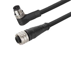 120066-1039 - Sensor Cable, M12 Receptacle, M12 Plug, 5 Positions, 6 m, 19.7 ft, Micro-Change 120066 - MOLEX