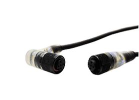 120067-5014 - Sensor Cable, 90° M12 Receptacle, Free End, 4 Positions, 2 m, 6.6 ft, Micro-Change 120067 - MOLEX