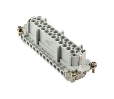 MP004737 - Heavy Duty Connector, Insert, 24 Contacts, Receptacle, Screw Socket - MULTICOMP PRO