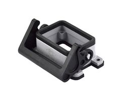MP004741 - Heavy Duty Connector, Base, Bulkhead Mount, Metal Body, 1 Lever, Heavy Duty Connectors - MULTICOMP PRO