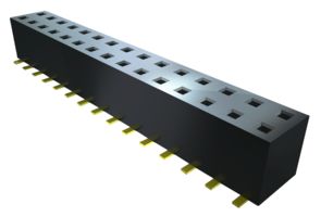 TLE-106-01-G-DV-A . - PCB Receptacle, Board-to-Board, 2 mm, 2 Rows, 12 Contacts, Surface Mount, Tiger Beam TLE - SAMTEC