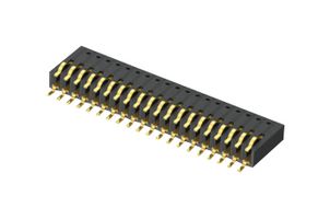 SEI-120-02-GF-S-M-AT . - Spring Loaded Connector, Compression Connector, 1 mm, 1 Row, 20 Contacts, Surface Mount - SAMTEC