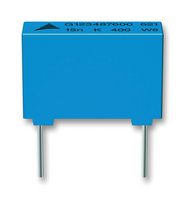 B32672L0104K000 - General Purpose Film Capacitor, Metallized PP, Radial Box - 2 Pin, 0.1 µF, ± 10%, 250 V, 1 kV - EPCOS