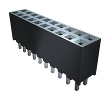 SQT-105-03-L-D - PCB Receptacle, Board-to-Board, 2 mm, 2 Rows, 10 Contacts, Through Hole Mount, SQT - SAMTEC