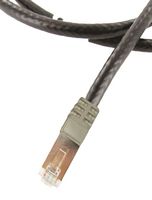 RJFSFTP6A1000 - Ethernet Cable, Cat6a, RJ45 Plug to RJ45 Plug, SFTP (Screened Foiled Twisted Pair), Black, 10 m - AMPHENOL SOCAPEX